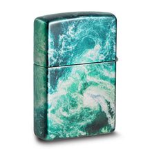 Load image into Gallery viewer, Zippo Tumble Chrome Rogue Wave Fusion Design Lighter