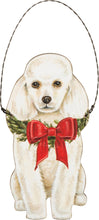 Load image into Gallery viewer, Christmas Poodle Dog Ornament