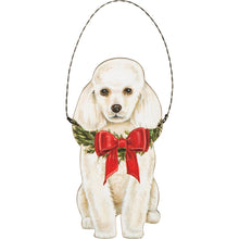 Load image into Gallery viewer, Christmas Poodle Dog Ornament
