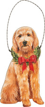 Load image into Gallery viewer, Christmas Doodle Dog Ornament