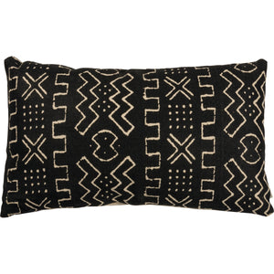 Black Geometric Pillow