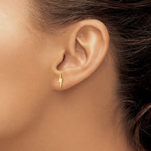 Load image into Gallery viewer, Small Gold Lightning Bolt Stud Earrings