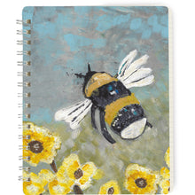 Load image into Gallery viewer, Bumblebee Spiral Notebook