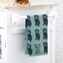 Load image into Gallery viewer, Love And A Doodle Kitchen Towel