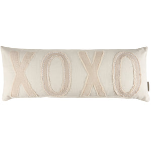 White XOXO Love Pillow