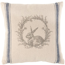 Load image into Gallery viewer, Rabbit Wreath Pillow