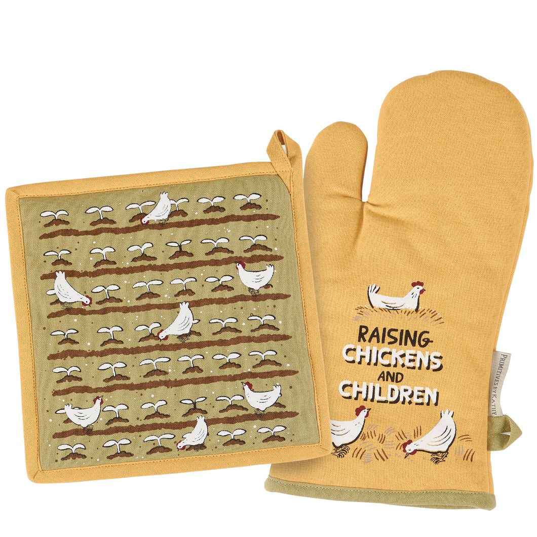 Raising Chickens Kitchen Set