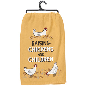 Raising Chickens Kitchen Towel