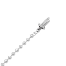 Load image into Gallery viewer, Silver Italian Bead and Sword Clasp Bracelet