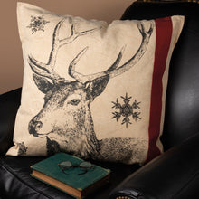 Load image into Gallery viewer, Snowflake Deer Pillow