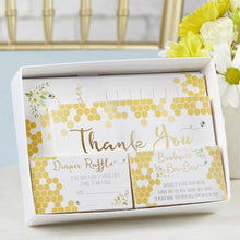 Load image into Gallery viewer, Sweet as Can Bee Invitation &amp; Thank You Card Bundle