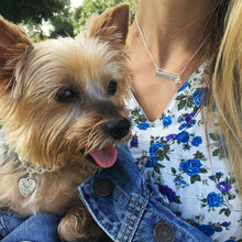 Load image into Gallery viewer, Engravable Bar Nameplate Necklace