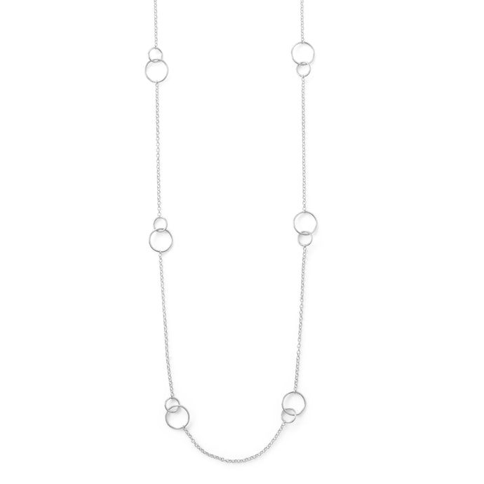 Double Link Circle Necklace