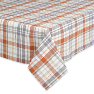 Autumn Afternoon Plaid Tablecloth