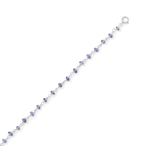 Lavender Love Tanzanite Anklet