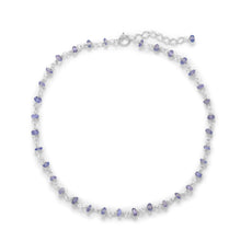 Load image into Gallery viewer, Lavender Love Tanzanite Anklet