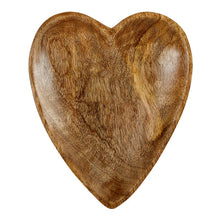 Load image into Gallery viewer, Mango Wood Heart Bowl