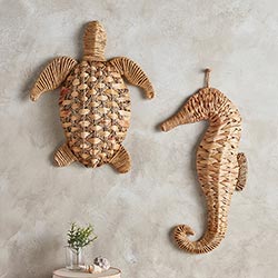Seahorse Woven Wall Hanging