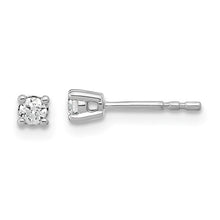 Load image into Gallery viewer, Round Four Prong Diamond Studs