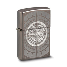 Load image into Gallery viewer, Zippo Black Ice Compass Lighter