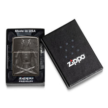 Load image into Gallery viewer, Zippo High Polish Black Knight Fight Image Lighter