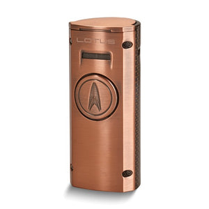 Lotus T8 Minister Copper and Carbon Fiber Table Lighter with Punch