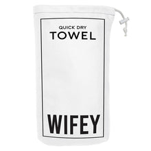 Load image into Gallery viewer, Quick Dry Oversized Beach Towel Wifey