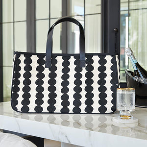 Canvas Pattern Tote Dots