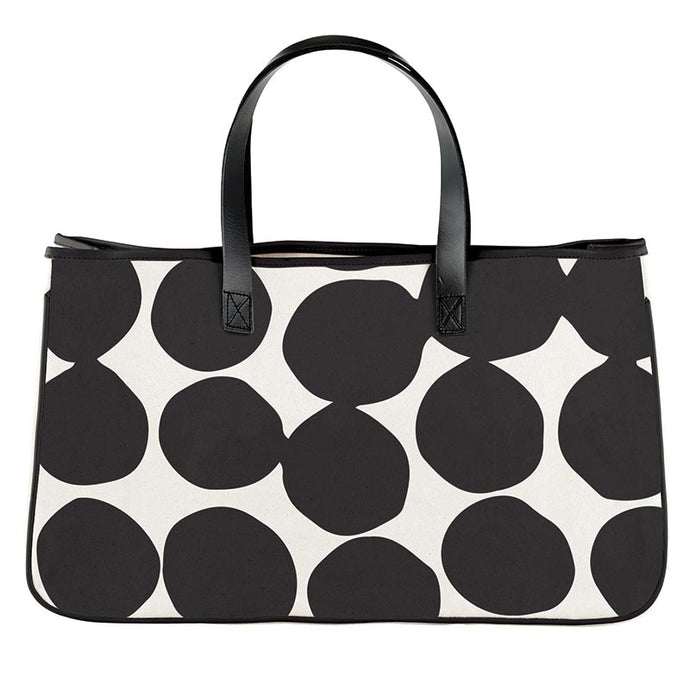Canvas Pattern Tote Large Dots