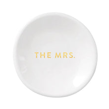Load image into Gallery viewer, The Mrs Ceramic Ring Dish &amp; Earrings