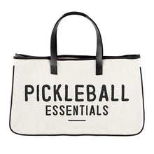 Load image into Gallery viewer, Pickleball Essentials Canvas Tote