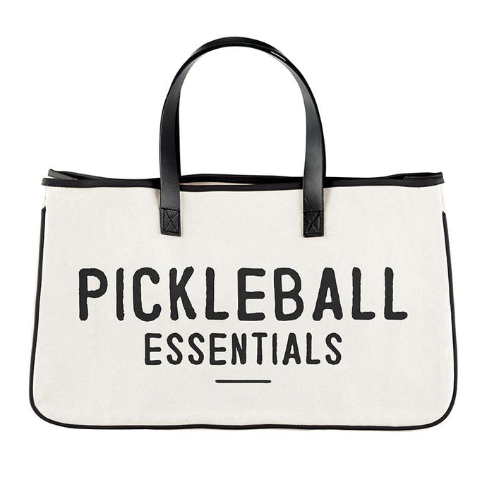 Pickleball Essentials Canvas Tote