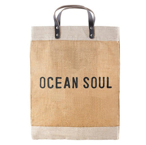 Natural Market Tote Ocean Soul