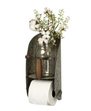 Load image into Gallery viewer, Farmhouse Metal Scoop Toilet Paper Holder