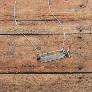 Engravable Bar Nameplate Necklace