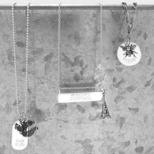 Engravable Bar Nameplate Necklace
