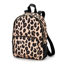 Load image into Gallery viewer, Leopard Small Petite Backpack