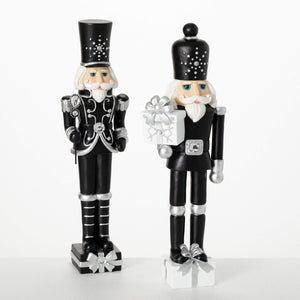 Snowflake Nutcracker Figurines