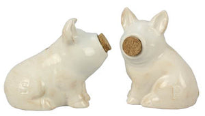 Ceramic Pig Salt and Pepper Shaker Set - the-southern-magnolia-too