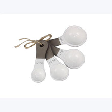 Load image into Gallery viewer, Two Toned Ceramic Measuring Spoon Set - The Southern Magnolia Too