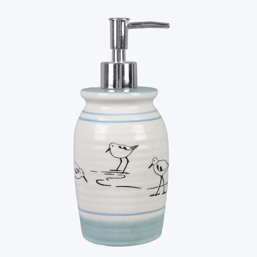 Ceramic Lake Side Soap Lotion Dispenser