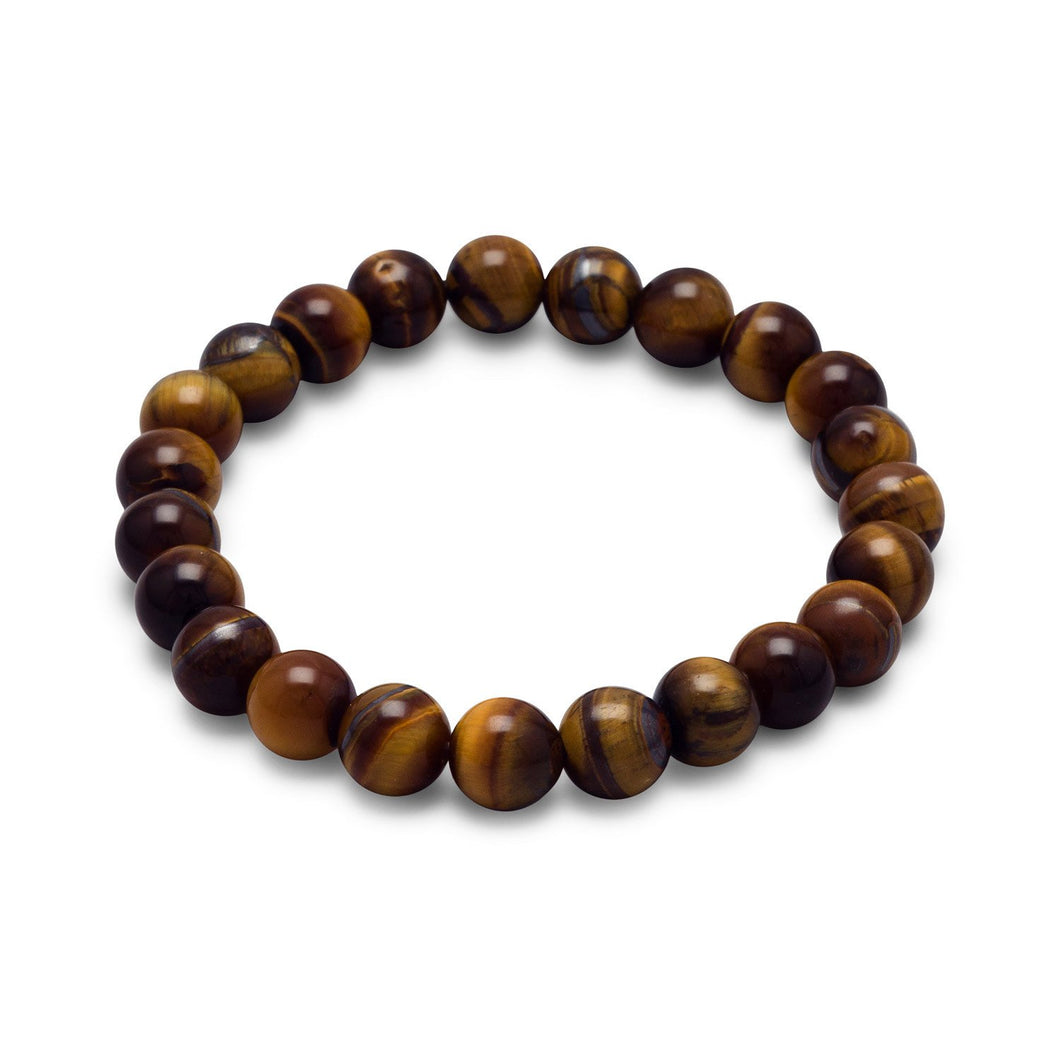 Tiger's Eye Bead Stretch Bracelet - SoMag2