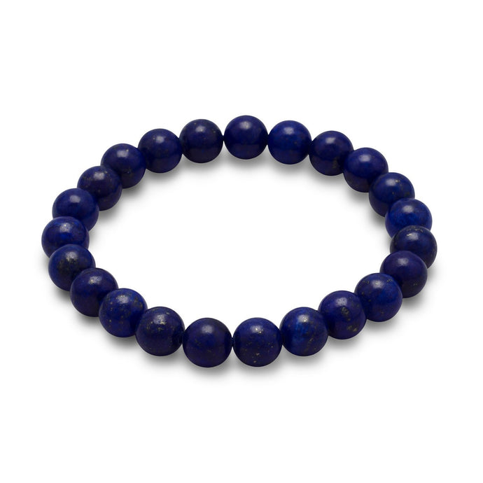 Lapis Bead Stretch Bracelet - SoMag2