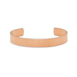 Hammered Solid Copper Cuff - SoMag2