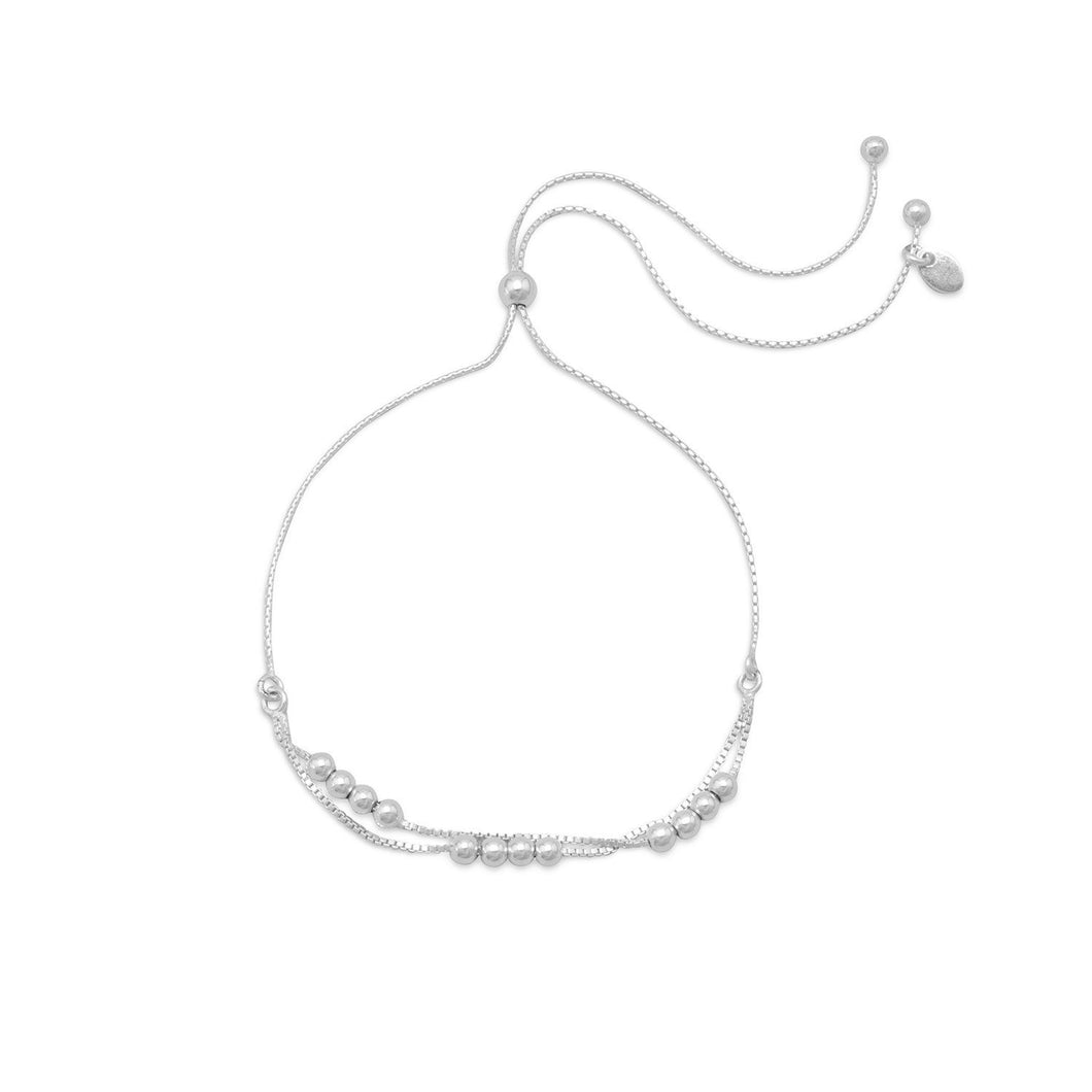 Double Strand Beaded Friendship Bolo Bracelet - SoMag2