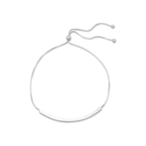 Silver Bar Friendship Bolo Bracelet - SoMag2