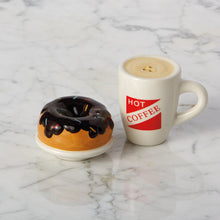 Load image into Gallery viewer, Coffee and Doughnuts Salt &amp; Pepper Shaker Set - SoMag2