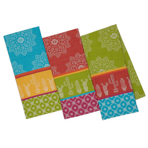 Cactus Stripe Jacquard Dishtowels Set - SoMag2