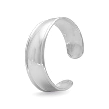 Load image into Gallery viewer, Silver Cuff Bracelet with Polished Edge - SoMag2
