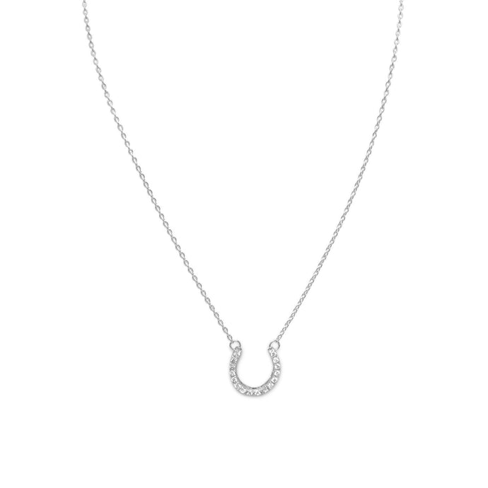 CZ Horseshoe Necklace - SoMag2